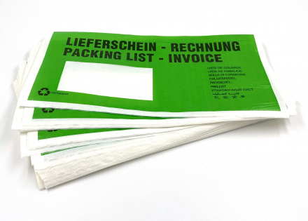 Dokumententaschen aus Papier, C5, grün
