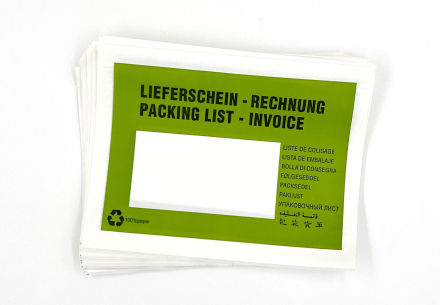 Dokumententaschen aus Papier, C6, grün oder orange