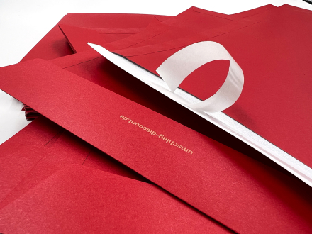 Farbige C4-Fenster-Versandtaschen, umschlag-discount