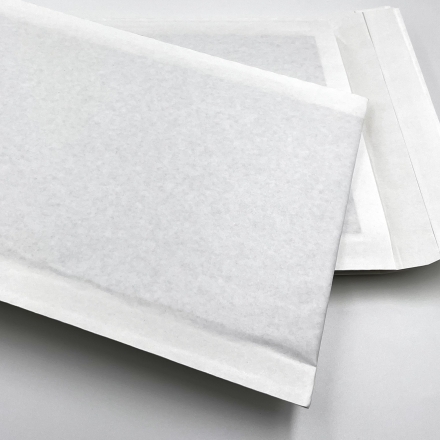 25 AirPro Luftpolsterumschläge aus Papier, ohne Plastik, 250 x 350 mm, G/17, selbstklebend mit Abziehstreifen