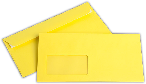 Farbige C6/5-Fensterumschläge, haftklebend, Office Color