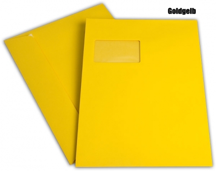 Farbige C4-Fenster-Versandtaschen, Office Color