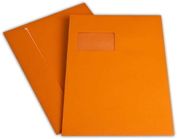 Farbige C4-Fenster-Versandtaschen, Office Color