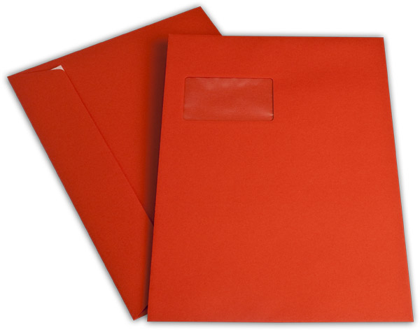 Farbige C4-Fenster-Versandtaschen, Office Color