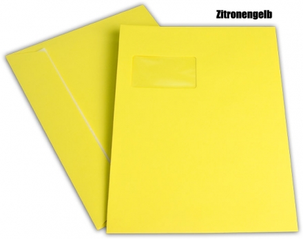Farbige C4-Fenster-Versandtaschen, Office Color