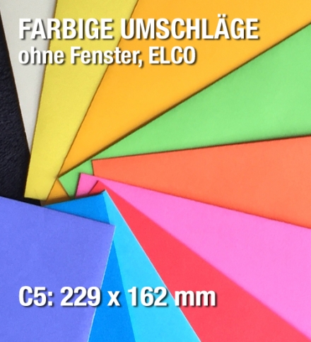 Farbige C5-Kuverts, ELCO