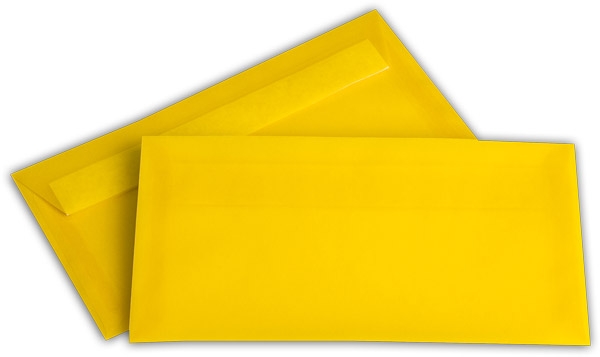 Gelb Transparente Din Lang Kuverts Umschlag Discount De