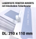 Umschläge mit Fenster für Laserdrucker 220 x 110 mm, DIN lang