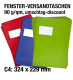 Farbige C4-Fenster-Versandtaschen, umschlag-discount