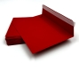 Dunkelrote Briefumschläge, C6 = 162 x 114 mm, mit Abziehstreifen, Cadmium