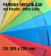 Farbige C4-Fenster-Versandtaschen, Office Color