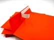 Orange Briefumschläge, C6 = 162 x 114 mm, mit Abziehstreifen